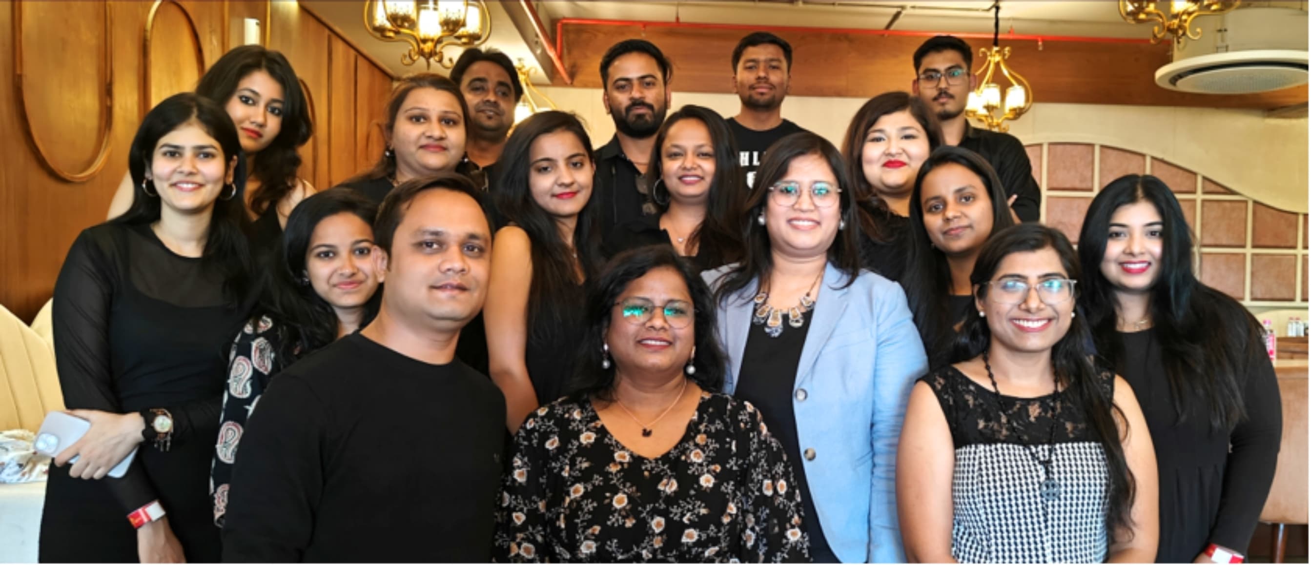 ADROIT team celebrating together