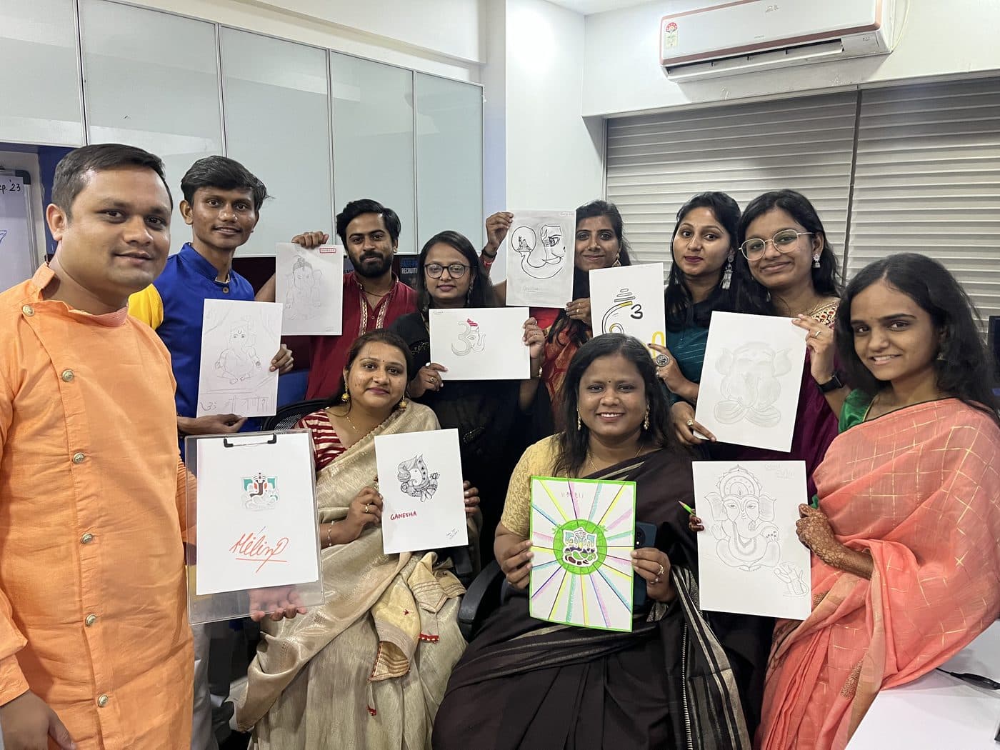 Team moment at ADROIT HR Services