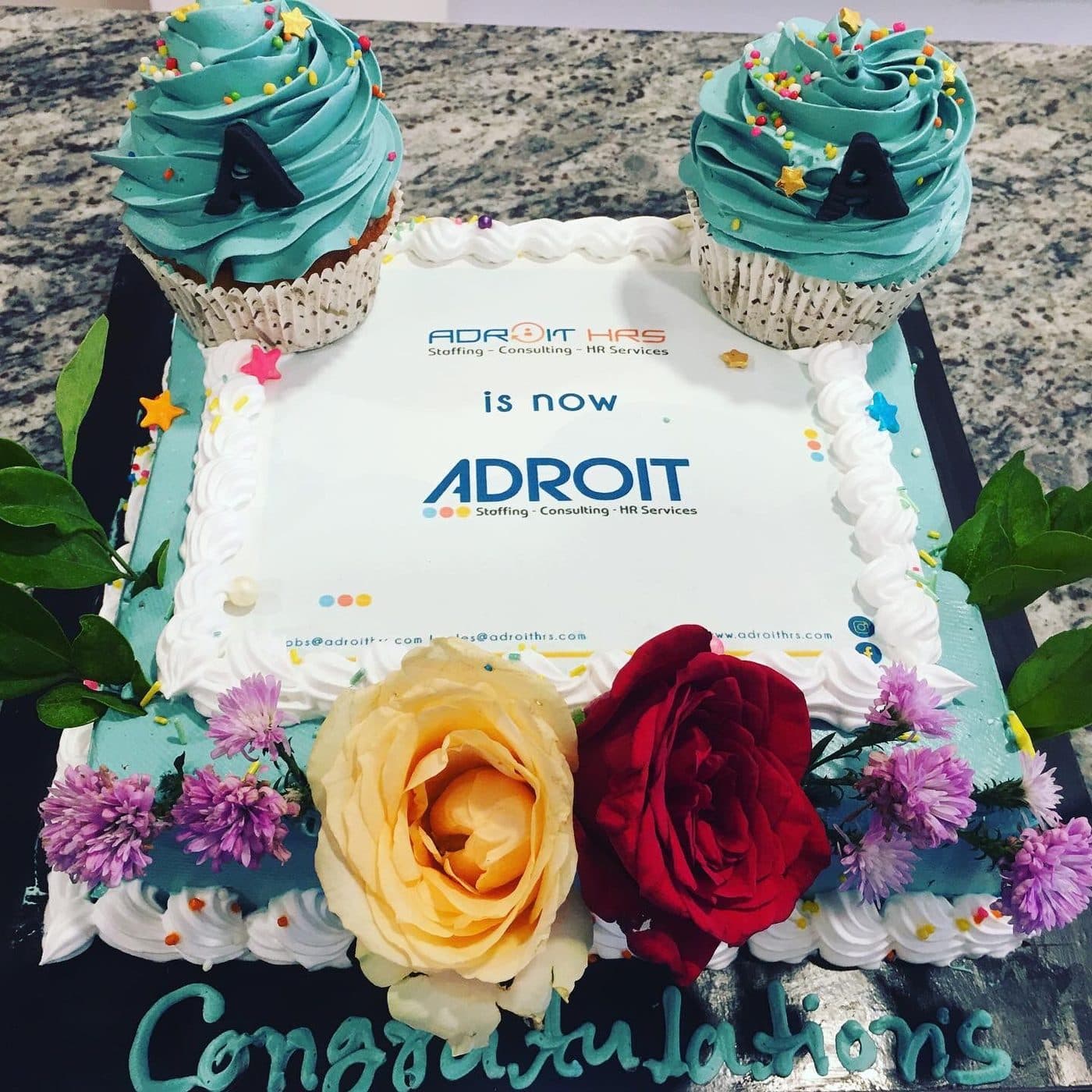 Team moment at ADROIT HR Services